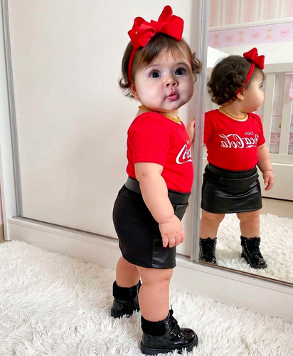Firefly Gemini Flash Use image on left with fitted skirt as reference and swap face with chubby girl.png