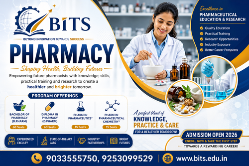 Pharmacy Admissions Open 2026 | Bharat Institute of Technology (BITS).png