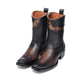 1J2ERS NEGRO sillero over miel bota 2 par