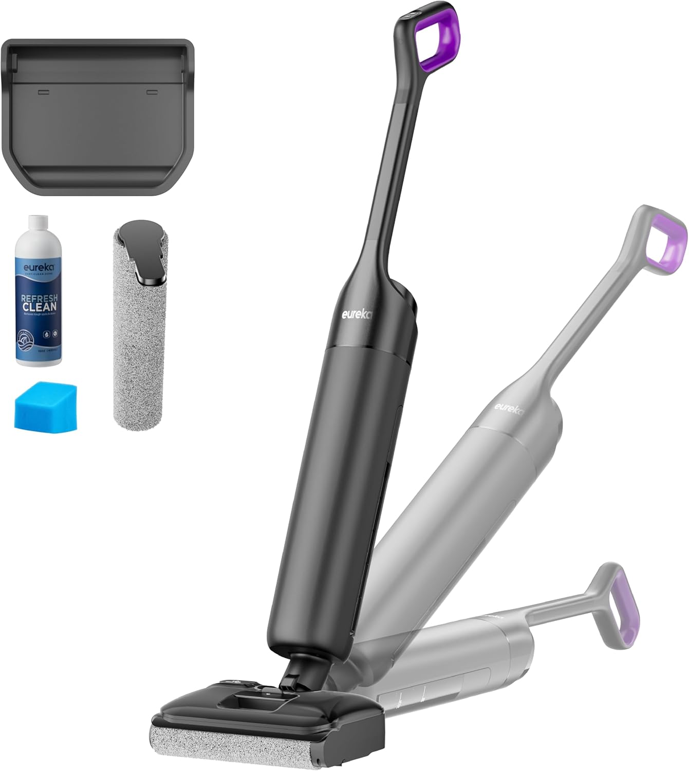 #rémunéré #Amazon<br>Floorshine 830 Aspirateur Laveur sans Fil 24000Pa Aspiration Auto Nettoyage séchage air Chaud 70°C Brosse Anti emmêlement 3 0 180° à Plat sols durs Poils Animaux