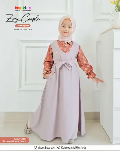 ZOEY DRESSBLOUSE KIDS CREAMSQUARE.webp
