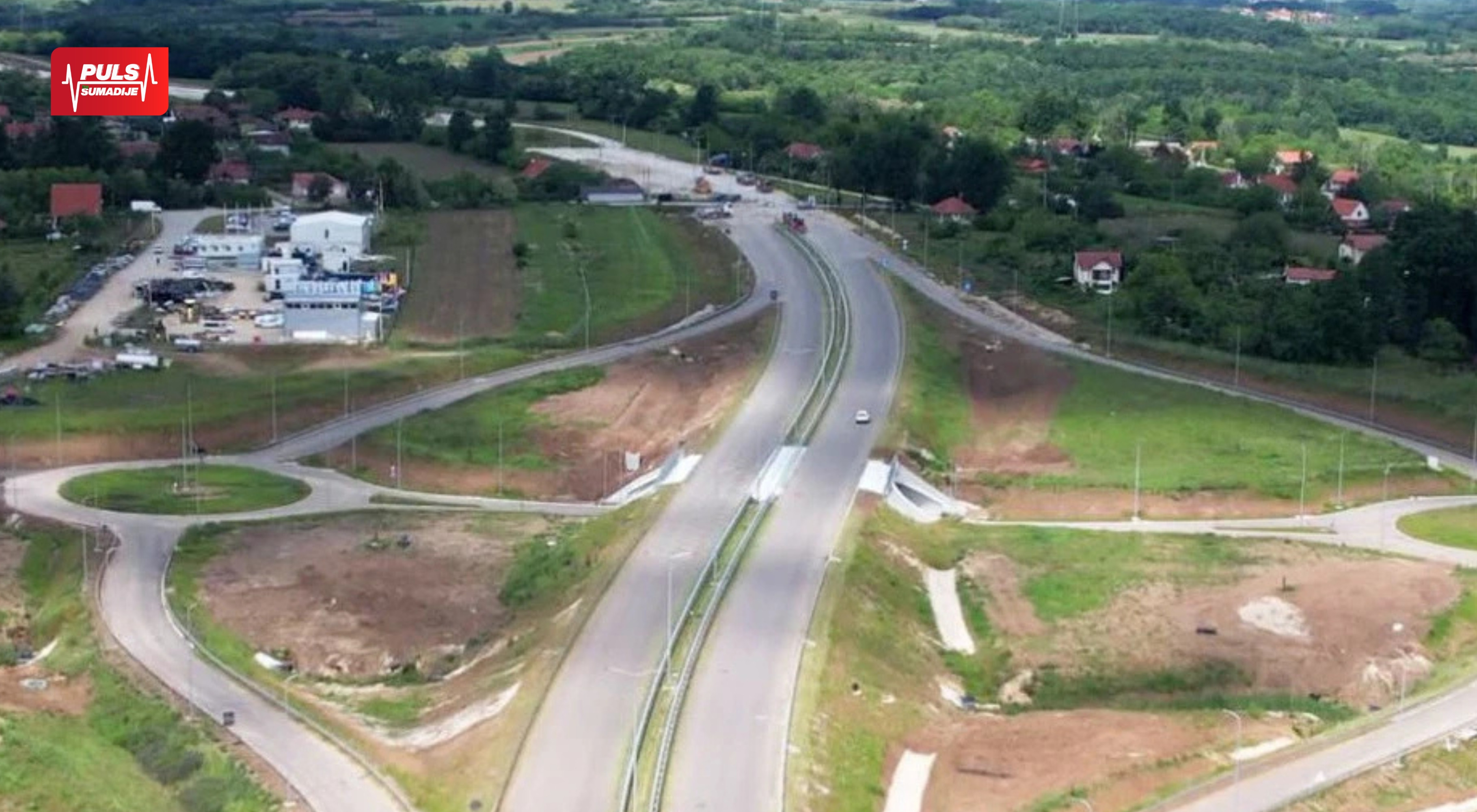 Završeno 90% radova na prvoj deonici Severne obilaznice oko Kragujevca (VIDEO)