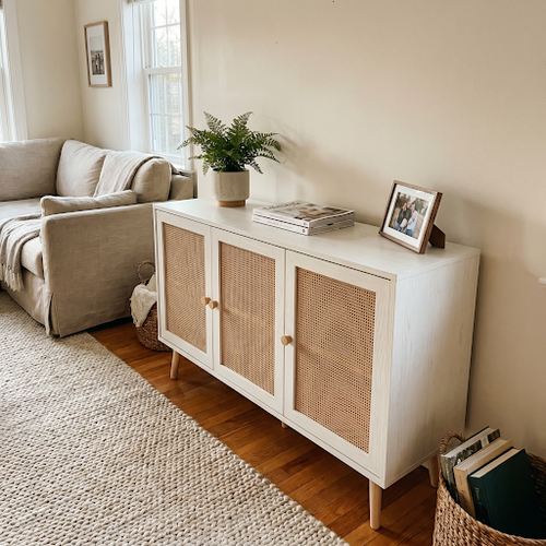 Plan Hallway Storage Spot Around White Sideboard.png