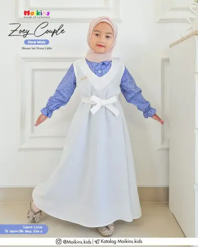 ZOEY DRESSBLOUSE KIDS FLORALWHITE.webp