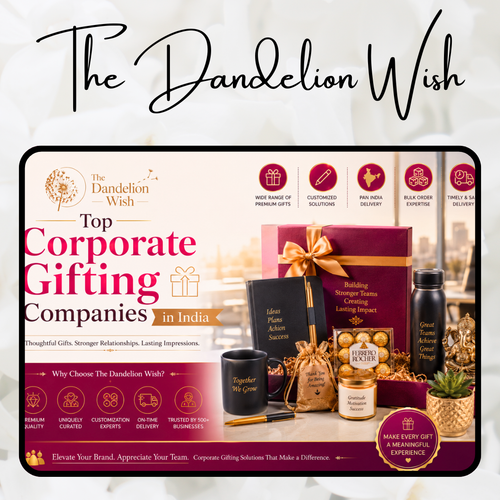 Discover the top corporate gifting companies in India and explore innovative gifting solutions for employees, clients, and business partners. The Dandelion Wish is trusted for premium corporate gift hampers, customized gifting experiences, and creative business gifting ideas. From festive gifting to employee appreciation programs, our thoughtfully curated collections help organizations build stronger relationships and create lasting impressions.
link:- https://thedandelionwish.in/blogs/gifts/top-corporate-gifting-companies-in-india
