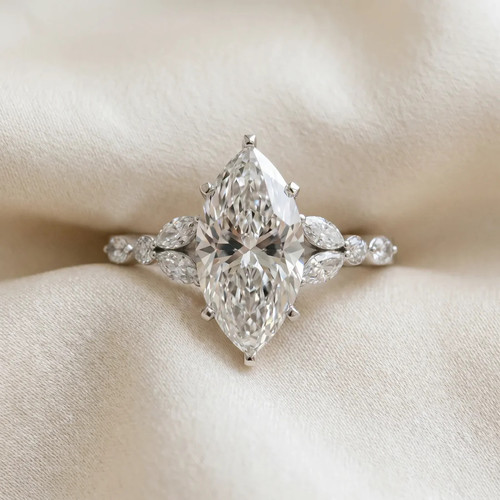 White Gold Marquise Cut Diamond Solitaire Ring.jpg