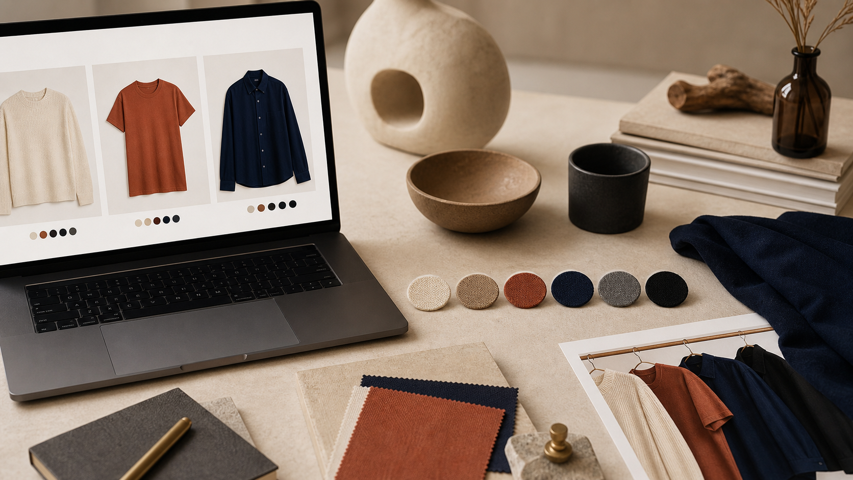 Shopify collection grid with swatches