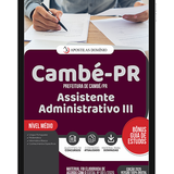 Capa Dominio Prefeitura de Cambé PR Assistente Administrativo III
