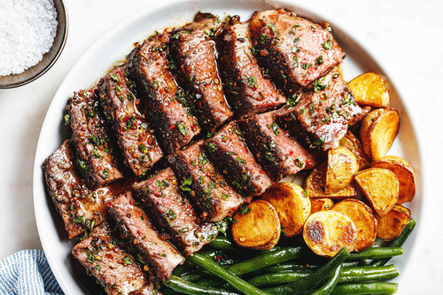 Garlic Butter Steak recipe roasted in Oven.jpg