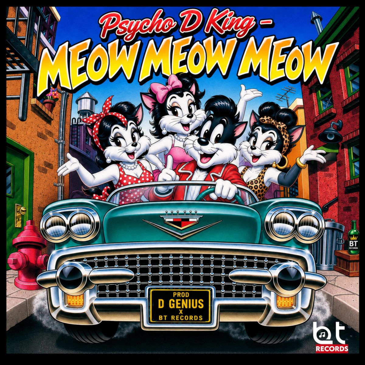 Psycho D King - Meow Meow Meow (BtRecords) (Hill &amp; Gully Riddim)