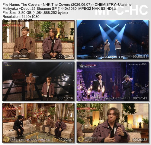 The Covers NHK The Covers (2026.06.07) CHEMISTRY×Utahime Meikyoku ~Debut 25 Shuunen SP [1440x1080i M.jpg