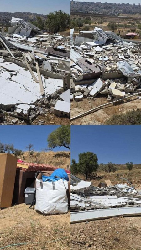 الاحتلال يهدم منزل المقدسي سليمان محمود مليحات في بلدة بيت حنينا بالقدس المحتلة، ظهر اليوم....