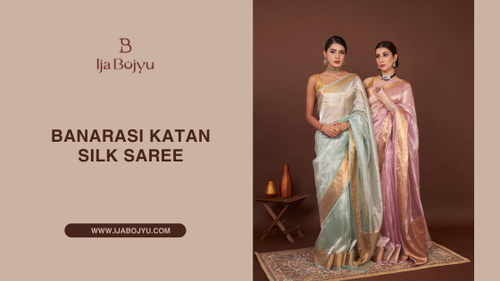 Exquisite Banarasi Katan Silk Saree Wedding Elegance.png