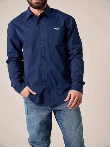 MDS0000064 BL004 KR Team Shirt Navy MENS.jpg
