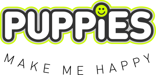 Puppies Make Me Happy logo