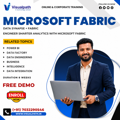 Visualpath delivers online training for professionals globally. Microsoft Fabric Online Training helps you understand unified analytics and reporting. Microsoft Fabric Course covers data engineering and business intelligence concepts. Microsoft Fabric Training in Hyderabad improves practical expertise through live projects and guided learning. Call +91-7032290546 today for course details. 
Visit:  https://visualpath.in/online-microsoft-fabric-training.html 
WhatsApp: https://wa.me/c/917032290546 
Visit Blog:  https://visualpathblogs.com/category/microsoft-fabric/