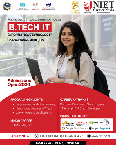 B.Tech IT Admissions 2026 at NIET Greater Noida Open Now.jpg