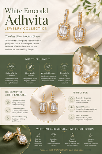 White Emerald adhvita jewelry collection.2