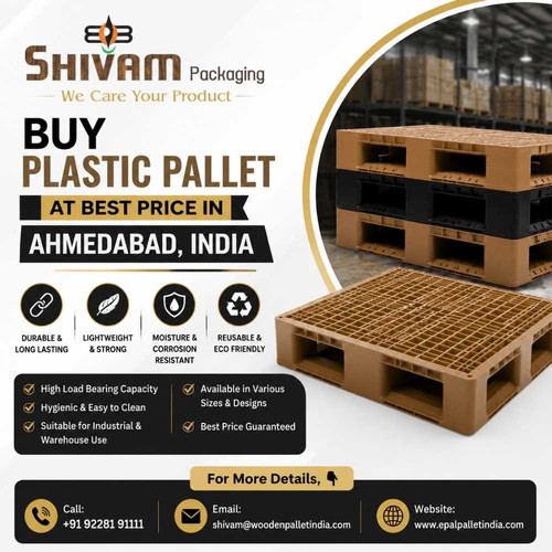 Plastic Pallet at Best Price in Ahmedabad Shivam Packaging.jpg