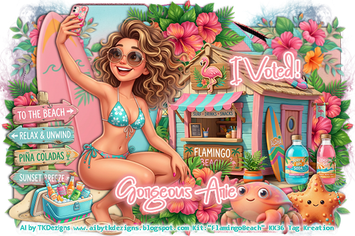 sArieFlamingoBeachVotedKK36TKD vi