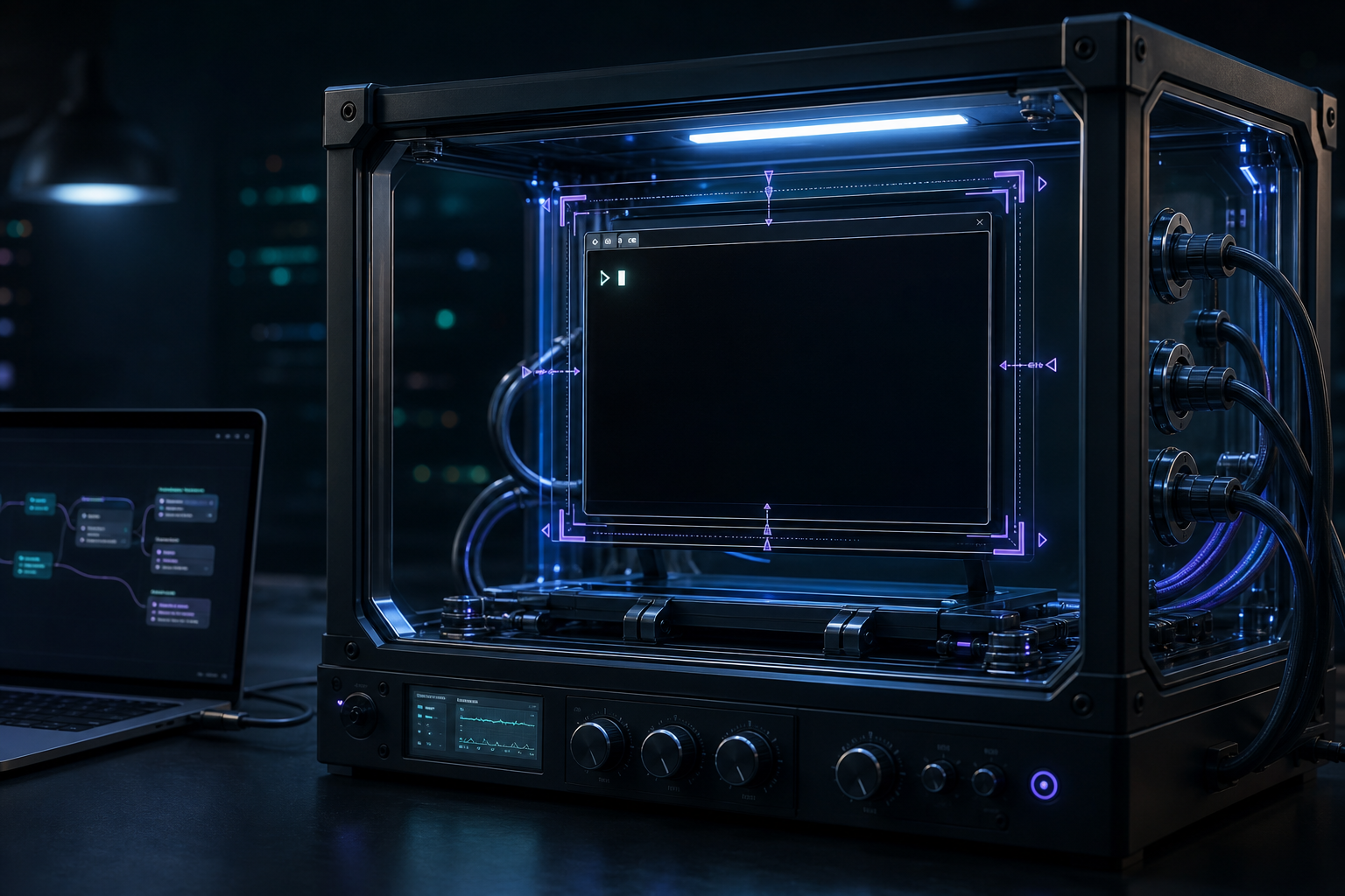 Terminal automation machine built around the real Claude UI