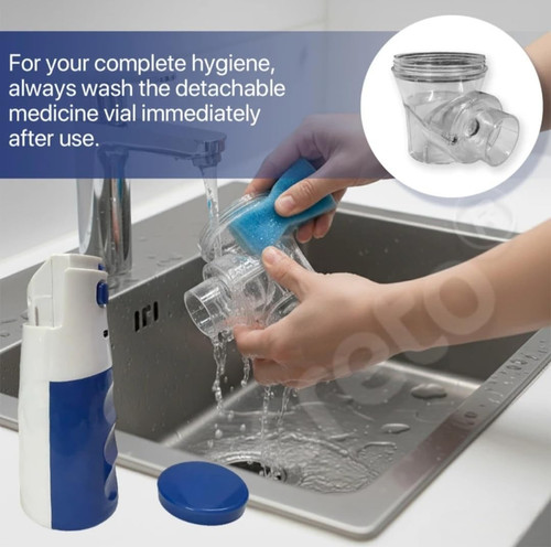 Nebulizer set with accessories