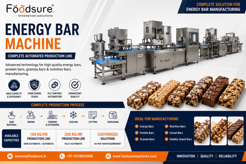 Energy Bar Machine India | Fully Automatic Energy Bar Production Line by Foodsure Machines.png