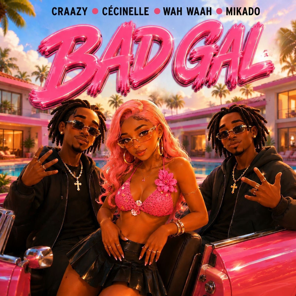 Craazy, Wah Waah, Cecinelle, Mikado - Bad Gal