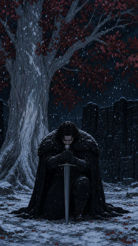 magnific jon snow kneels alone in 5xBVLWxKxe.jpg
