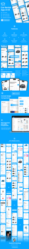 Toya - Car Rental Mobile App UI Kit
