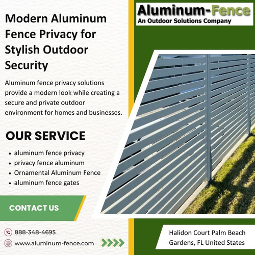 Modern Aluminum Fence Privacy for Stylish Outdoor Security.jpg