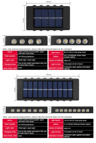 Solar Wall Lamp - Package