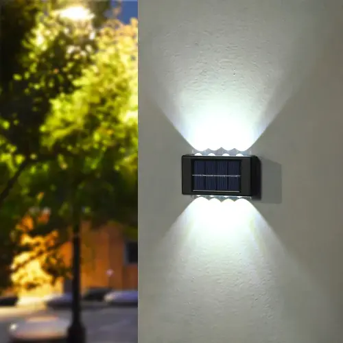 Solar Wall Lamp - Side View