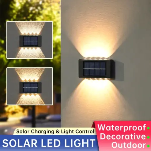 Solar Wall Lamp - Front View