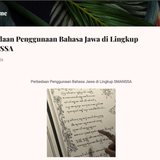 Website Penggunaan Bahasa Jawa
