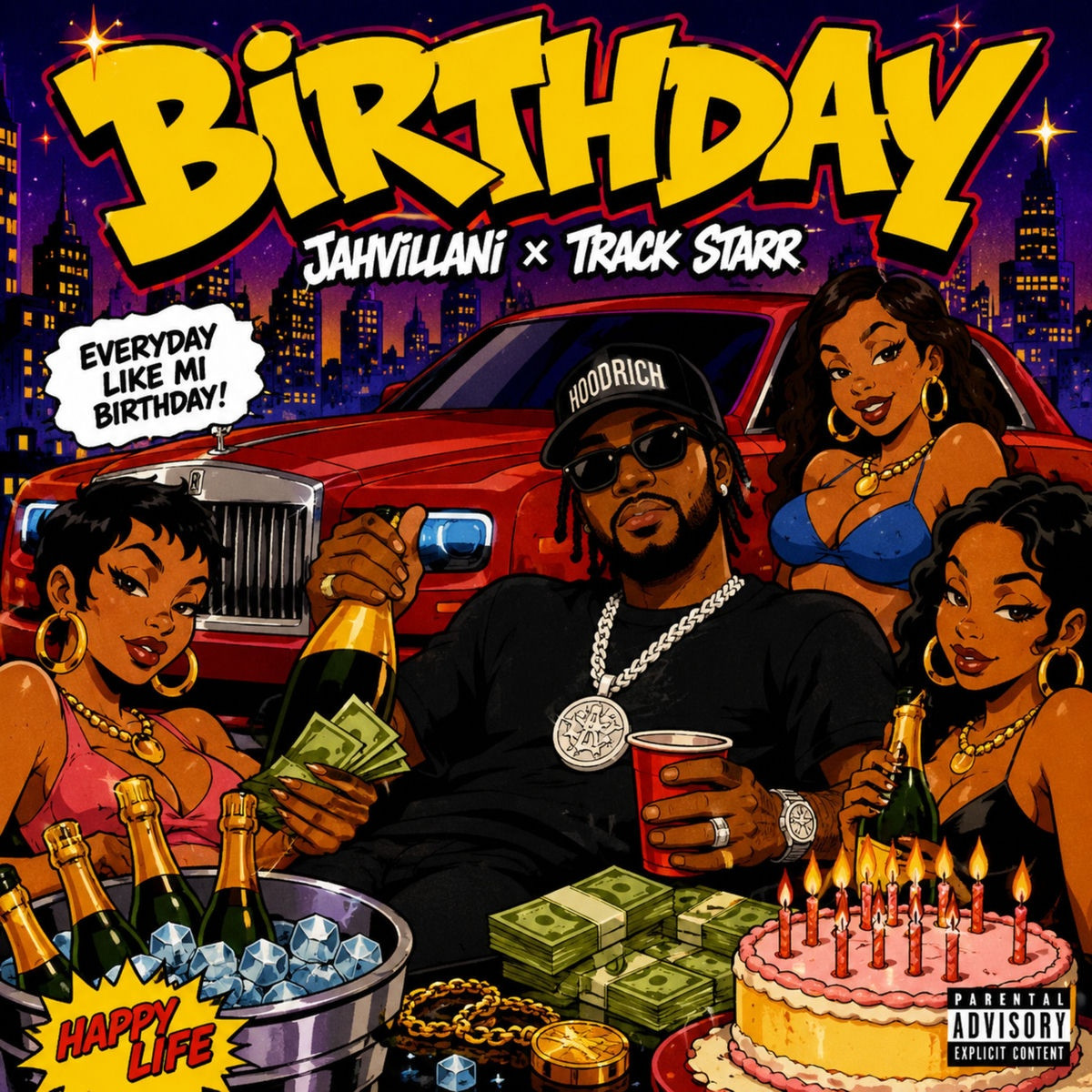 Jahvillani, Track Starr - Birthday
