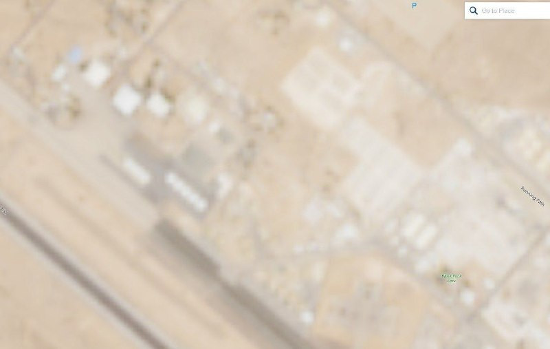 من صور الأقمار الصناعية عن الضربات الإيرانية الأخيرة للقاعدة الأمريكية "موفق السلطي" الجوية بالأردن:

- تعرض موقع طائرات مقاتلة من طراز إف-16 للقصف.

...