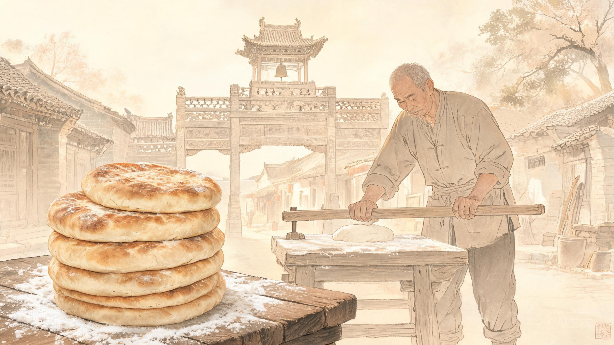 山东青州-杠子头火烧