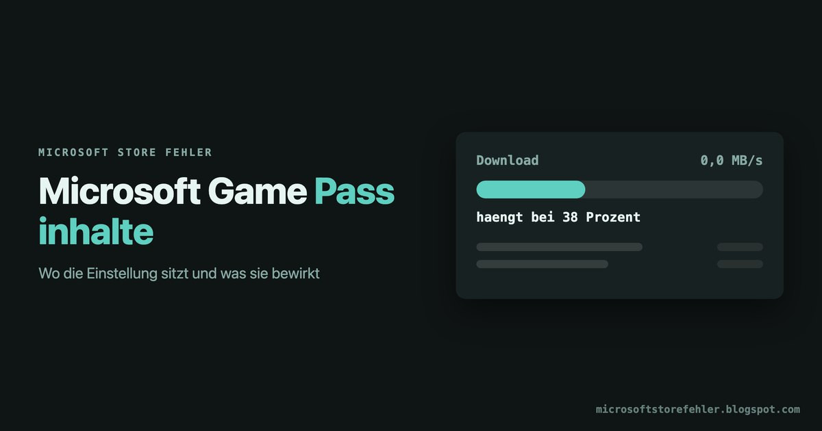 Microsoft Game Pass inhalte: So geht's