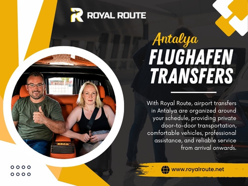 İyi planlanmış bir antalya flughafen transfer, uzun bir uçuşun ardından yolculuğun en yorucu kısmını daha rahat hale getirebilir. Sonuçta premium hizmetin en güzel tarafı gösteriş değil; yolcunun “Her şey düşünülmüş” hissine kapılmasıdır.

Bizi Google Haritalar'da Bulun: https://maps.app.goo.gl/pBArzfXdNAqbaSb77

Royal Route
Adres: Güzelyurt, 206. Sk. No:1, 07112 Aksu/Antalya, Türkiye
Telefon: +90 532 015 4470

Blog Yazılarımızı Okuyun:

https://royalrouteantalya.tumblr.com
https://royalrouteantalya.weebly.com
https://royalroute.mystrikingly.com/

Diğer Bağlantılar:

https://vimeo.com/royalrouteantalya
https://www.apsense.com/user/royalroute
https://www.ultimate-guitar.com/u/royalroute