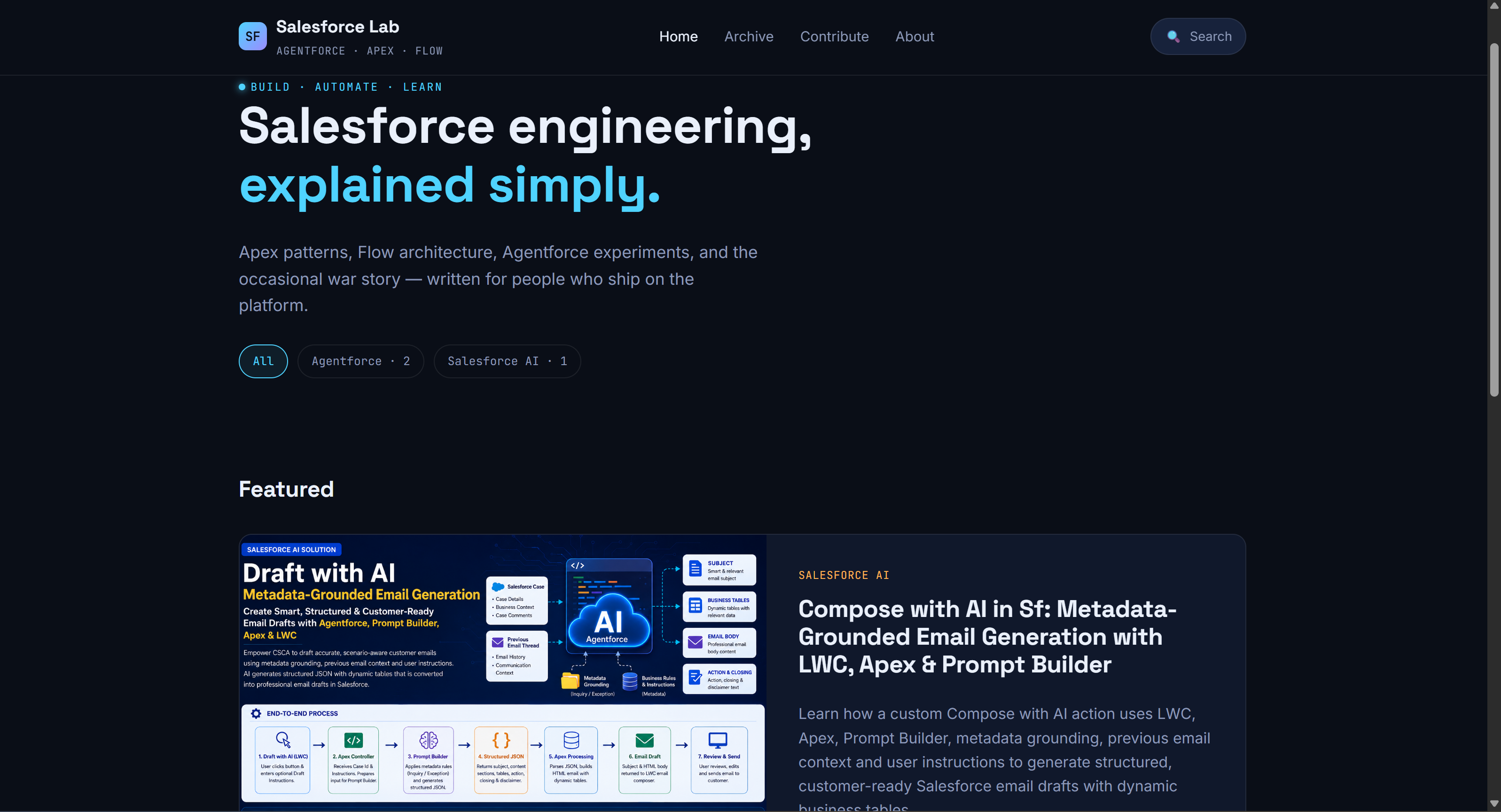 Salesforce Lab — Build, Automate, Learn