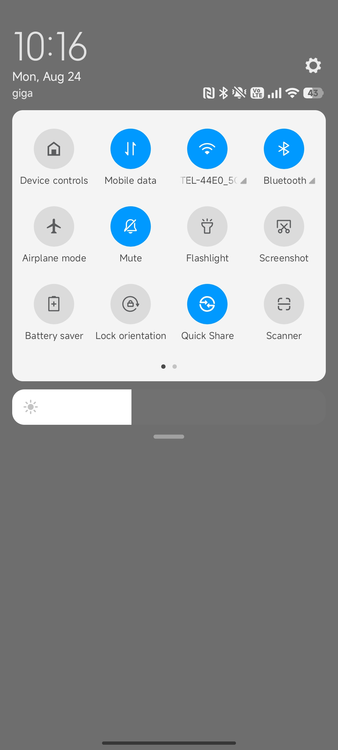 Redmi Note 17 5G Settings Pull Down