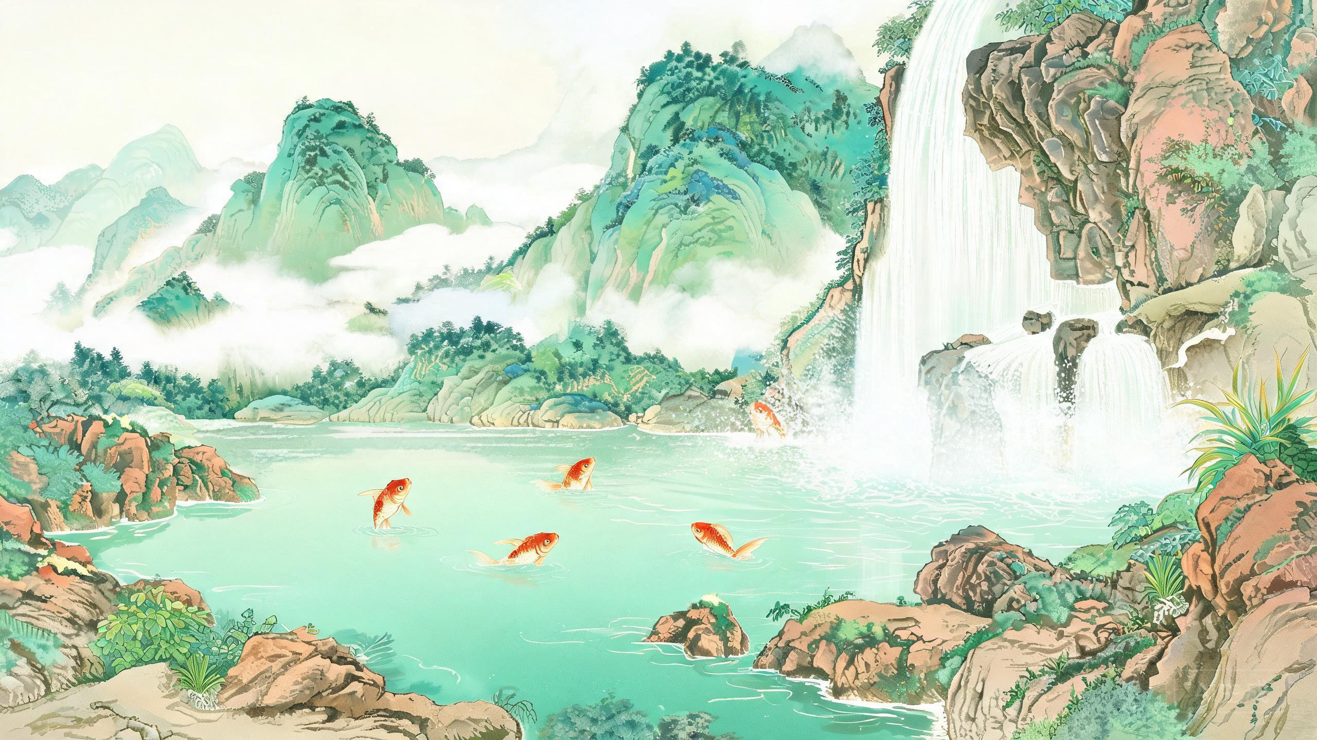 九鲤湖