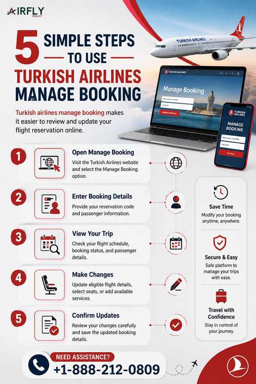 5 Simple Steps to Use Turkish Airlines Manage Booking