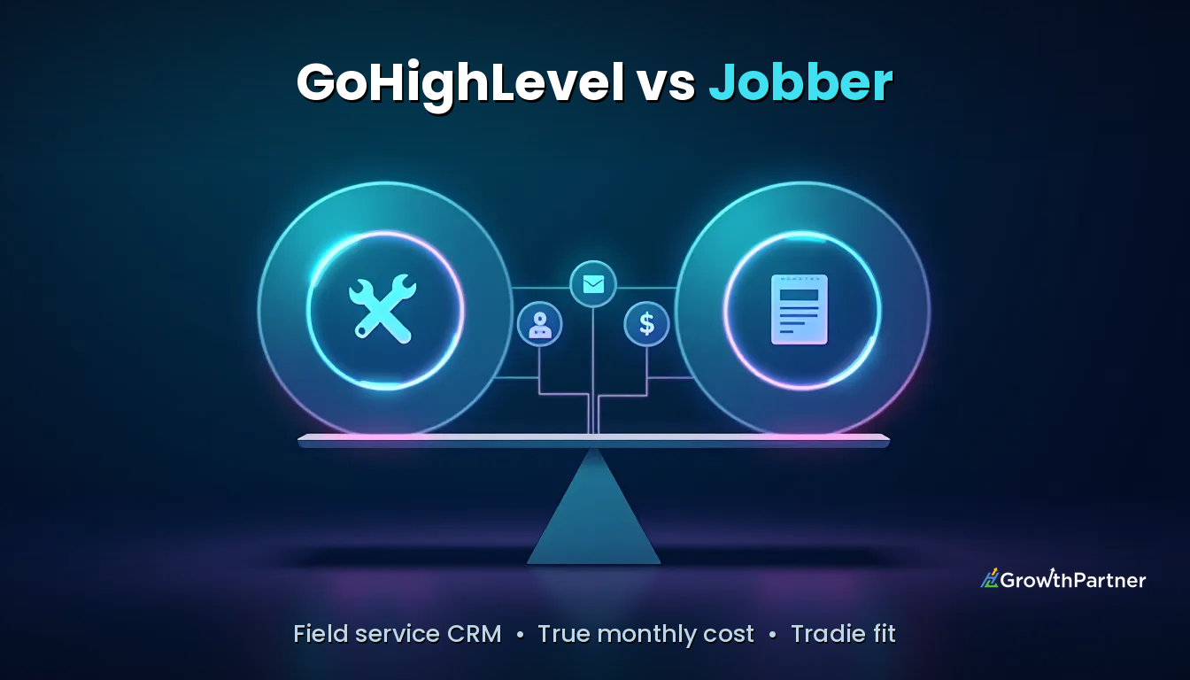 GoHighLevel vs Jobber: Features & True Cost (2026) — HL Growth Partner, Dr Priya Jaganathan