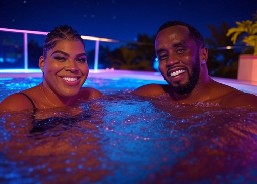 diddy magic johnson jr faggots aids water.jpg