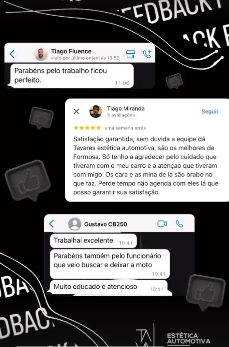 Avaliação Google e WhatsApp