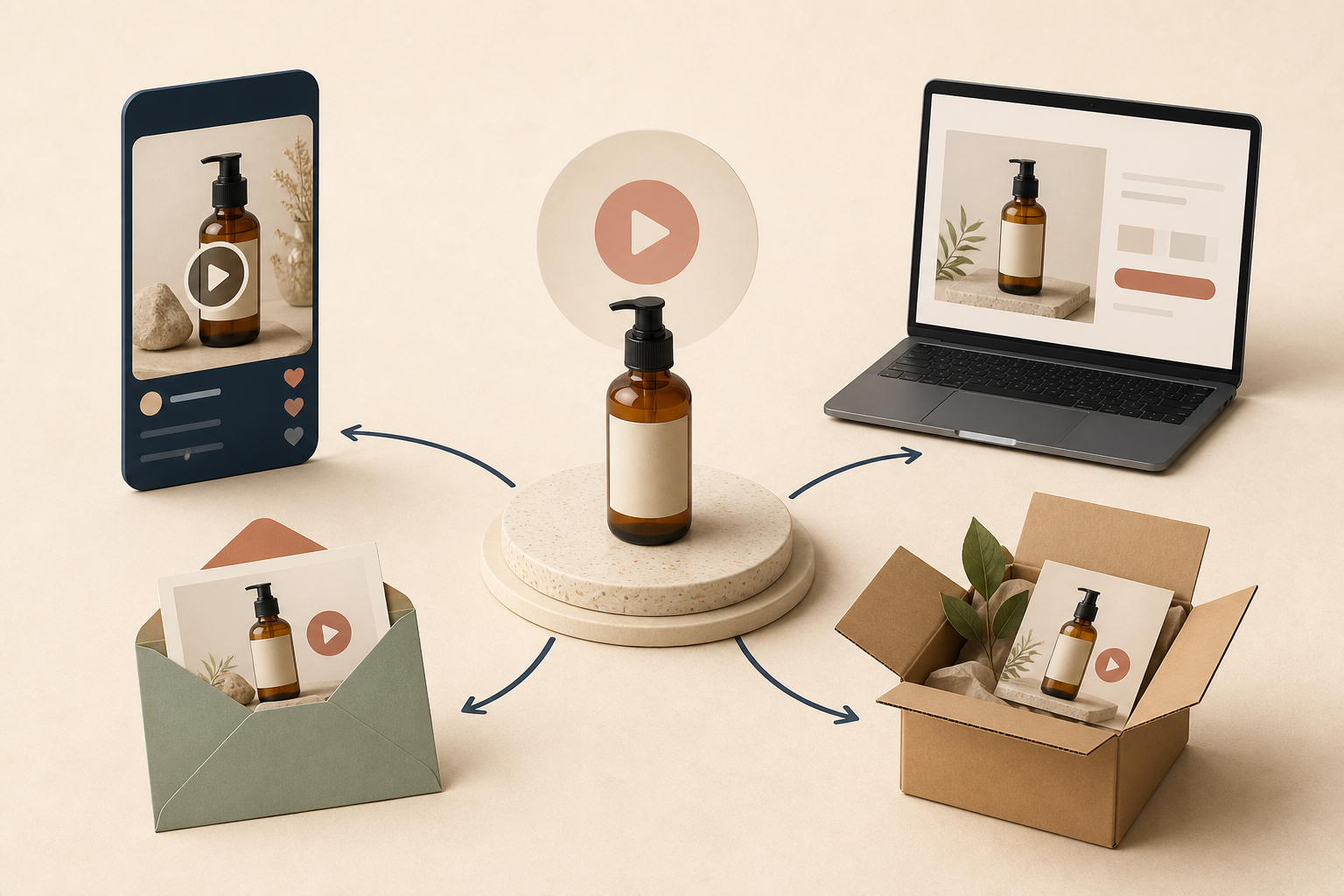 Ecommerce product video workflow across ad, product page, email, and post-purchase touchpoints