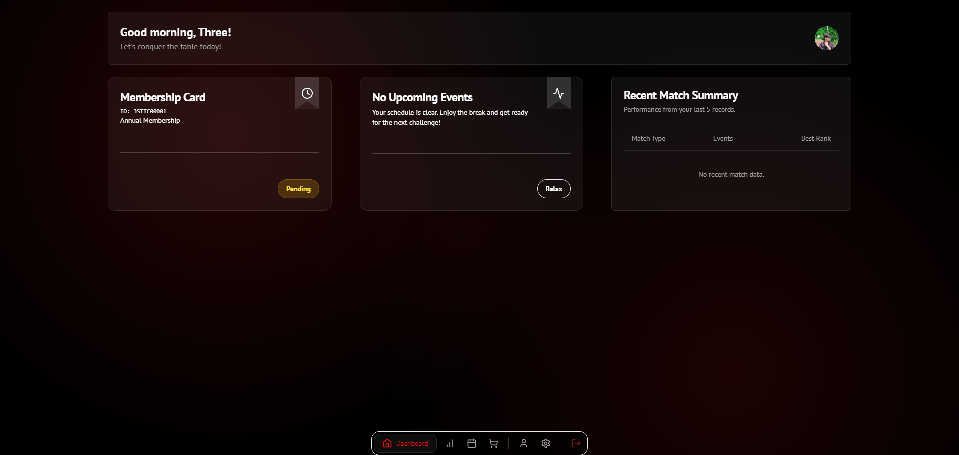 3STTC SportClub WebApplication - Visual 5