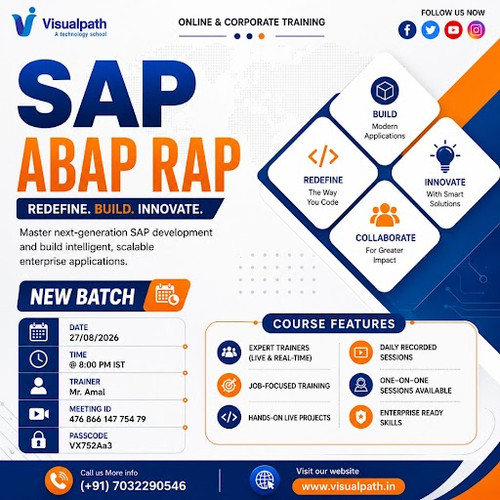SAP ABAP RAP Online Training Join New  Batch Aug 27th.jpg